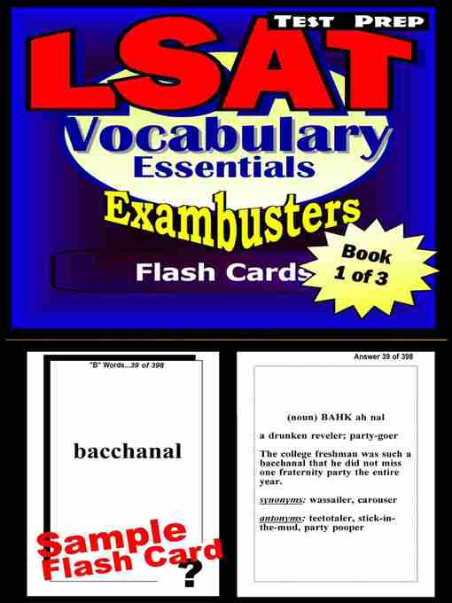 Title details for LSAT Test Prep Essential Vocabulary - Exambusters Flash Cards - Workbook 1 of 3 by LSAT Exambusters - Available